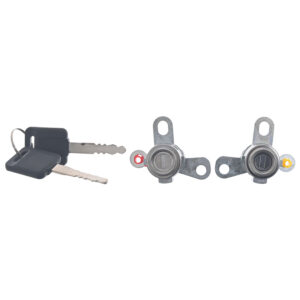 002-2324-01 CILINDRO DE PUERTA NS X-TRAIL 02-07 METAL CROMO JUEGO CON LLAVES DELANTERA DER/IZQ