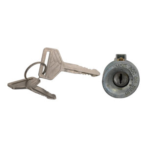 002-3007-17 CILINDRO DE IGNICION TY HILUX 79-83 METAL CROMO SIN SEGURO CON LLAVE DELANTERA IZQ