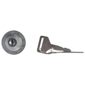 002-3007-19 CILINDRO DE IGNICION TY HILUX 86-88 METAL CROMO CON SEGURO CON LLAVE DELANTERA IZQ