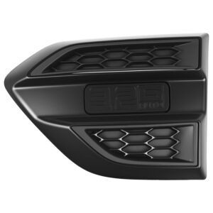 003-1230-37 REJILLA SALPICADERA FD RANGER 17-22 NEGRA S/MOLDURA IZQ
