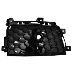 003-1605-28 REJILLA FASCIA DELANTERA JP GRAND CHEROKEE L 22-24 NEGRA BRILLANTE C/HOYO P/SENSOR DER