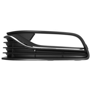 003-3116-27 REJILLA FASCIA DELANTERA VW POLO 15-20 CORRUGADA LINEA ANTERIOR C/HOYO P/FARO C/MOLDURA CROMADA IZQ