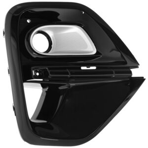 003-3502-18 REJILLA FASCIA DELANTERA KI SPORTAGE 19-22 NEGRA C/HOYO P/FARO C/MOLDURA CROMADA DER