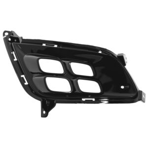 003-3505-10 REJILLA FASCIA DELANTERA KI OPTIMA 14-15 NEGRA BRILLANTE C/HOYO P/FARO LED DER