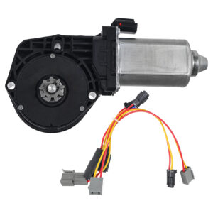 007-1802-01 MOTOR DE ELEVADOR ELECTRICO LC CONTINENTAL 88-94 2 PINS 9 DIENTES 3 HOYOS PARA TORNILLOS ENGRANE ESPUELA DELANTERA IZQ