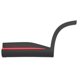 011-6100-19 MOLDURA PUERTA TRASERA OM C5 23-25 CORRUGADA C/FILO ROJO IZQ