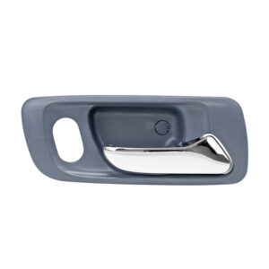 012-1301-A0 MANIJA INTERIOR HD ACCORD 98-02 AZUL/CROMADA PLASTICO CON HOYO PARA SEGURO DELANTERA DER