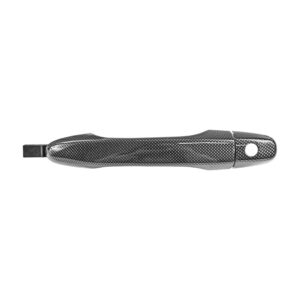 012-1302-B3 MANIJA EXTERIOR HD CIVIC 12-15 NEGRO FIBRA DE CARBON PLASTICO CON HOYO DELANTERA IZQ