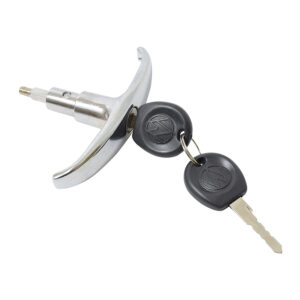012-3105-06 MANIJA EXTERIOR VW COMBI 60-86 CROMO ZINC CON HOYO Y LLAVES PARA 5TA PUERTA TRASERA