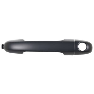 012-3402-25 MANIJA EXTERIOR HY ELANTRA 07-12 PLASTICO NEGRA LISA CON HOYO PARA LLAVE SIN SENSOR DELANTERA IZQ