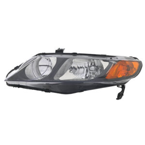 019-1302-85 FARO HD CIVIC 06-09 4 PUERTAS NO HYBRID CUARTO AMBAR S/FOCO CN IZQ