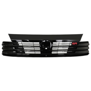 204-2351-09 PARRILLA NS KICKS 25-26 NEGRA BRILLANTE C/HOYO P/CAMARA