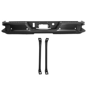 206-6800-08 DEFENSA TRASERA GM SIERRA 19-24 (U.T.P.) COMPLETA NEGRA C/HOYO P SENSOR S/HOYO P/ESCAPE