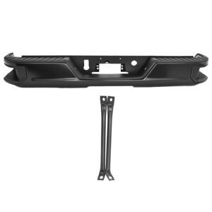 206-6800-09 DEFENSA TRASERA GM SIERRA 19-24 (U.T.P.) COMPLETA NEGRA S/HOYO P/SENSOR S/HOYO P/ESCAPE