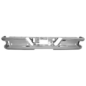 206-6800-12 DEFENSA TRASERA GM SIERRA 19-24 (U.T.P.) CROMADA C/HOYO P/SENSOR S/HOYO P/ESCAPE
