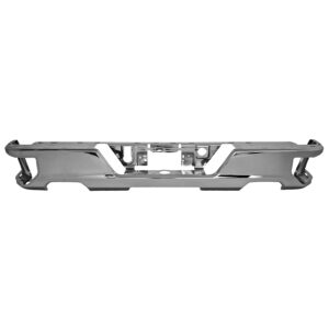 206-6800-15 DEFENSA TRASERA GM SIERRA 19-24 (U.T.P.) CROMADA S/HOYO P/SENSOR C/HOYO P/ESCAPE
