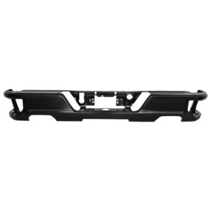 206-6800-19 DEFENSA TRASERA GM SIERRA 19-24 (U.T.P.) NEGRA S/HOYO P/SENSOR C/HOYO P/ESCAPE