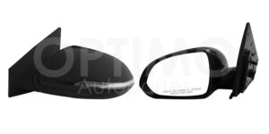 ESP5017 ESPEJO IZQ ELECT NEGRO P/PINTAR C/LUZ DIRECCIONAL C/DESEMPA?ANTE ELECTROABATIBLE (8PINES) RIO 18-23