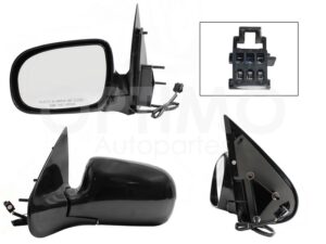 ESP5063 ESPEJO IZQ ELECT NEGRO P/PINTAR (3PINES) VENTURE 97-05