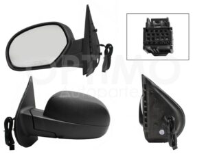 ESP5067 ESPEJO IZQ ELECT NEGRO POROSO C/DESEMPA?ANTE (5PINES) (SUBURBAN-TAHOE-YUKON 07-13) SILVERADO/CHEYENNE 07-13