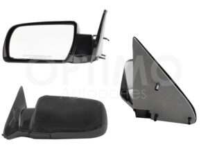 ESP5075 ESPEJO IZQ MANUAL NEGRO LISO (SUBURBAN 92-99) CHEV SILVERADO 1992-1998