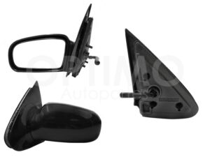 ESP5083 ESPEJO IZQ MANUAL NEGRO LISO S/CONTROL 4PTAS (SUNFIRE) CAVALIER SEDAN 95-05