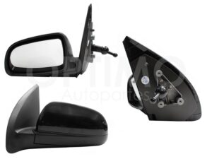 ESP5085 ESPEJO IZQ MANUAL NEGRO P/PINTAR C/CONTROL (BASE INT METALICA) (PT G3 06-09) AVEO 07-17
