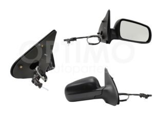 ESP5096 ESPEJO DER MANUAL NEGRO POROSO C/CONTROL CONCHA GRANDE (CORDOBA 99-02/DERBY 99-09) IBIZA 99-02