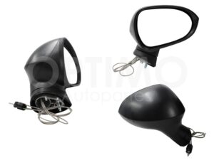 ESP5102 ESPEJO DER MANUAL NEGRO POROSO C/CONTROL IBIZA 10-17