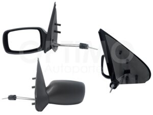 ESP5127 ESPEJO IZQ MANUAL NEGRO POROSO C/CONTROL (FIESTA 98-02) FIESTA IKON 01-07