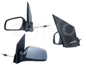 ESP5131 ESPEJO IZQ MANUAL GRIS P/PINTAR C/CONTROL 5PTAS FIESTA IKON H-BACK 11-15