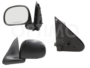ESP5175 ESPEJO IZQ MANUAL NEGRO POROSO T/BANDERA F-150/F-250 97-08