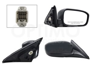 ESP5194 ESPEJO DER ELECT NEGRO P/PINTAR (3PINES) ACCORD 03-07
