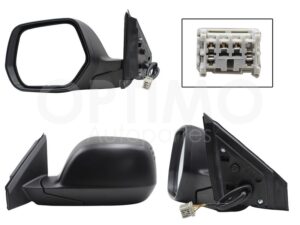 ESP5215 ESPEJO IZQ ELECT NEGRO P/PINTAR C/DESEMPA?ANTE (5PINES) CR-V 07-11