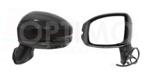 ESP5219 ESPEJO IZQ ELECT NEGRO P/PINTAR (3PINES) FIT 15-20