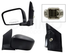 ESP5227 ESPEJO IZQ ELECT NEGRO P/PINTAR (3PINES) ODYSSEY 05-10
