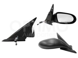 ESP5236 ESPEJO DER MANUAL NEGRO POROSO C/CONTROL NEON 96-00