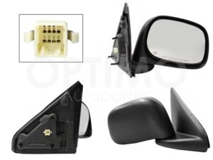 ESP5242 ESPEJO DER ELECT NEGRO POROSO (5PINES) RAM 02-08