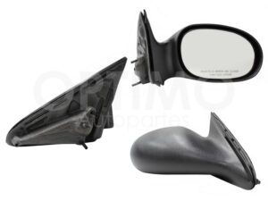 ESP5248 ESPEJO DER MANUAL NEGRO POROSO (CIRRUS 01-06) STRATUS 01-06