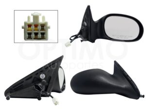 ESP5250 ESPEJO DER ELECT NEGRO POROSO (3PINES) (CIRRUS 01-06) STRATUS 01-06