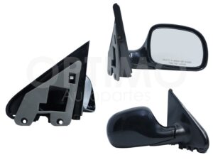 ESP5252 ESPEJO DER MANUAL NEGRO LISO (TOWN & COUNTRY 96-00) CARAVAN/VOYAGER 96-00