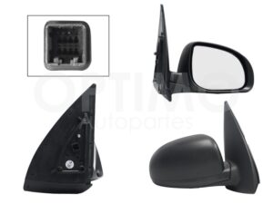 ESP5266 ESPEJO DER ELECT NEGRO POROSO (3PINES) I-10 11-14