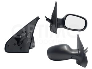 ESP5290 ESPEJO DER MANUAL NEGRO POROSO C/CONTROL (RN CLIO 02-10) PLATINA 02-10