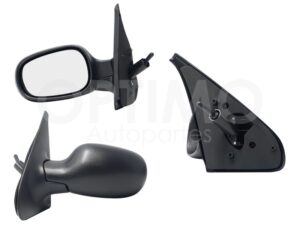 ESP5289 ESPEJO IZQ MANUAL NEGRO POROSO C/CONTROL (RN CLIO 02-10) PLATINA 02-10