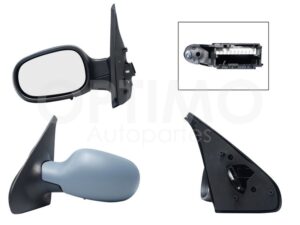 ESP5291 ESPEJO IZQ ELECT GRIS P/PINTAR (10PINES) (RN CLIO 02-10) PLATINA 02-10