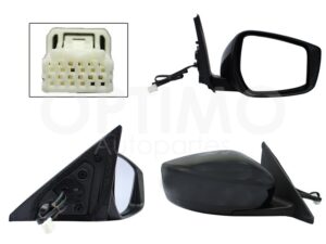 ESP5350 ESPEJO DER ELECT NEGRO P/PINTAR (3PINES) KICKS 17-24
