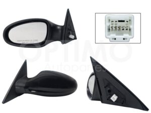 ESP5375 ESPEJO IZQ ELECT NEGRO P/PINTAR (3PINES) ALTIMA 02-04