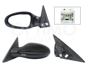 ESP5379 ESPEJO IZQ ELECT NEGRO P/PINTAR (3PINES) ALTIMA 05-06
