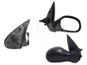 ESP5386 ESPEJO DER MANUAL NEGRO POROSO C/CONTROL 3PTAS PG-206 XR 01-09
