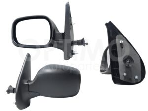 ESP5393 ESPEJO IZQ MANUAL NEGRO POROSO C/CONTROL KANGOO 04-18